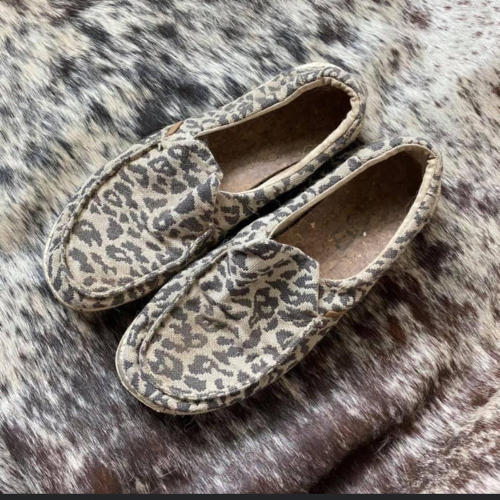 Hey Dude Misty Woven Cheetah (gray)